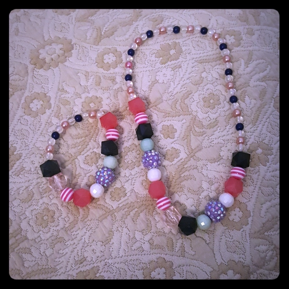 Matching necklace with bracelet